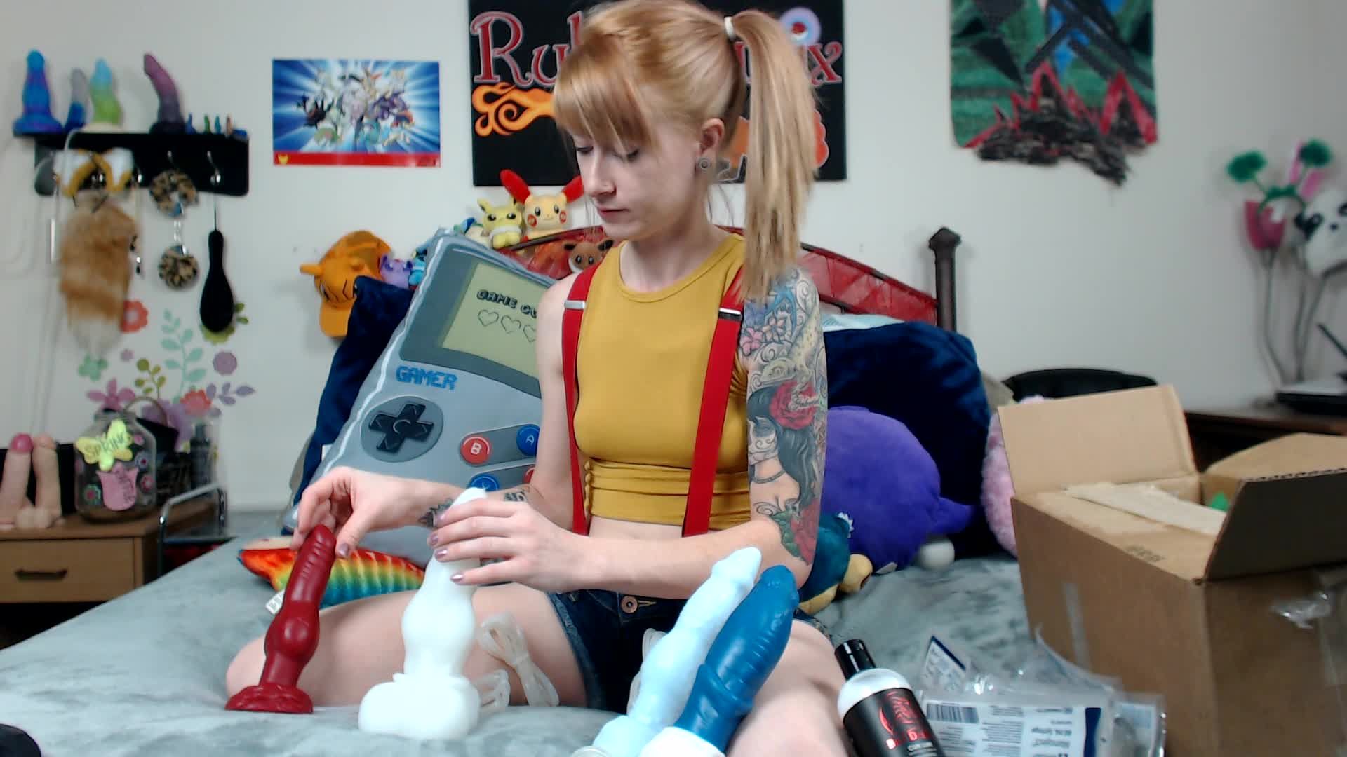 Unboxing 4 Bad Dragon Toys as Misty
