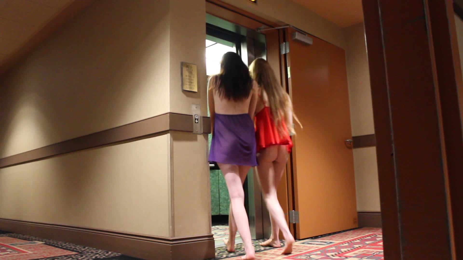 first time streaking in hotel