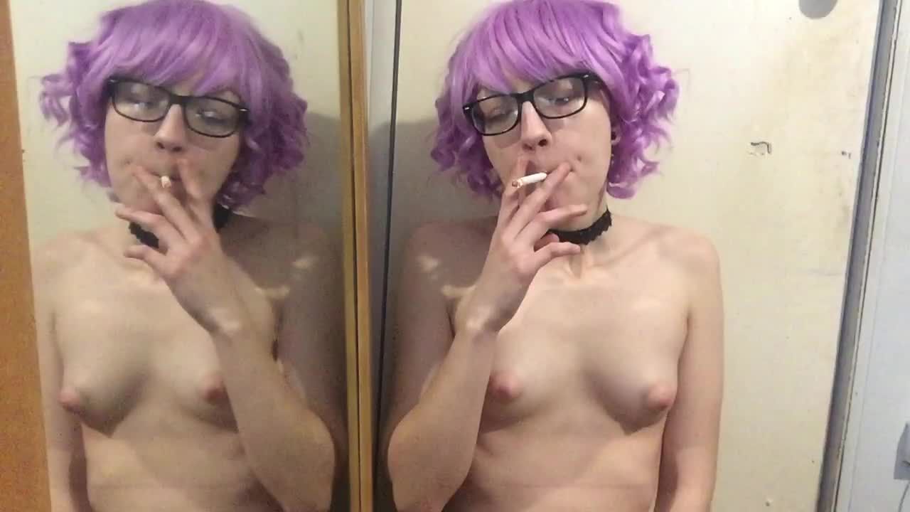 Fetish: Topless Smoking