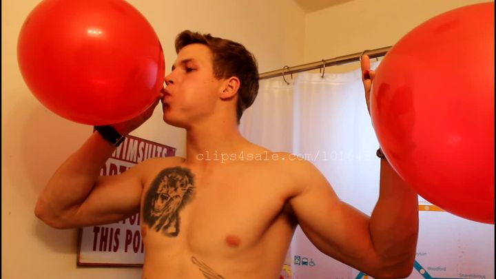 Aaron Blowing Balloons Video 1