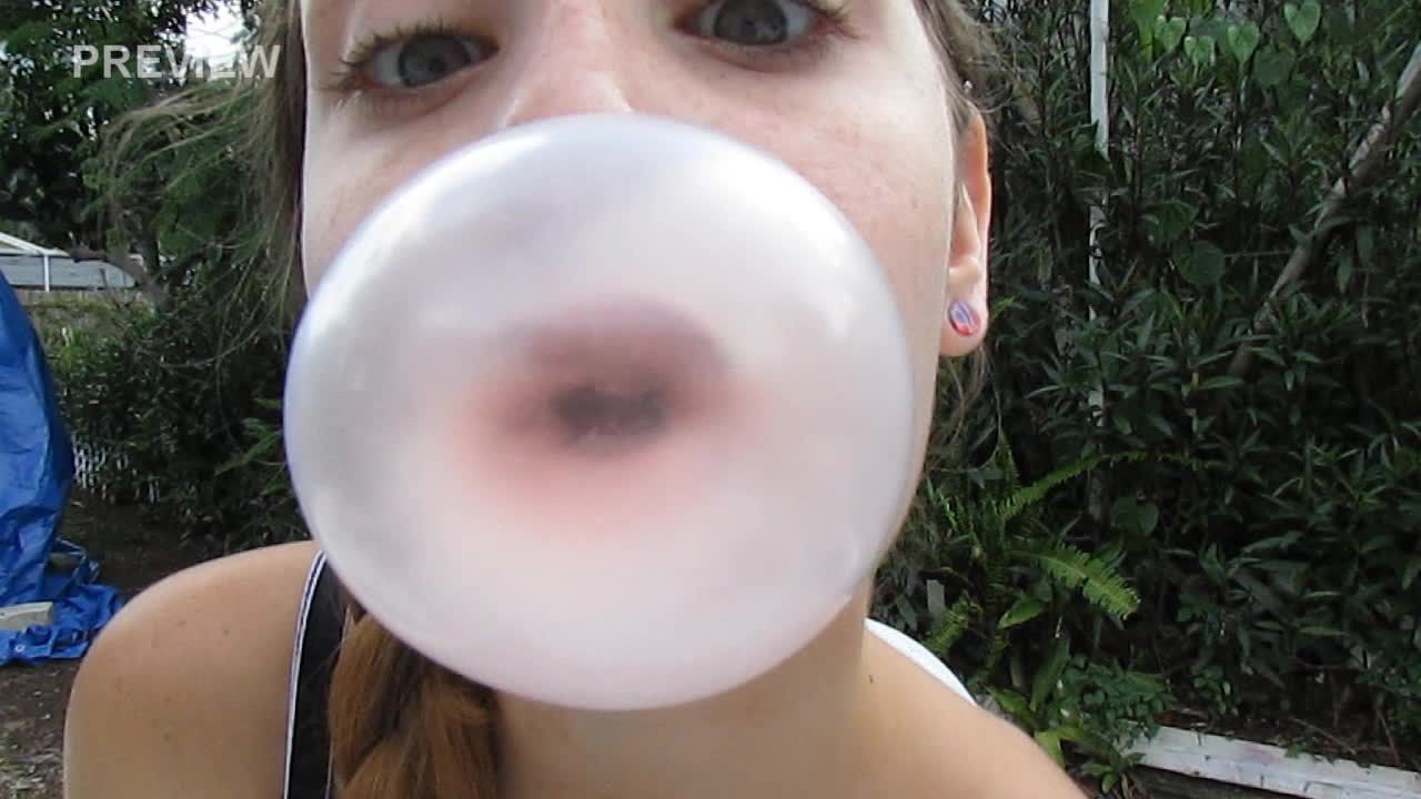 Big Bubble Gum Bubbles