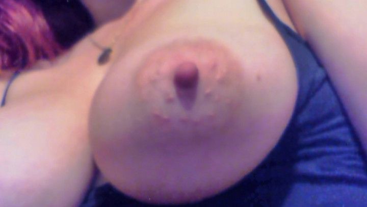 close up nipple play
