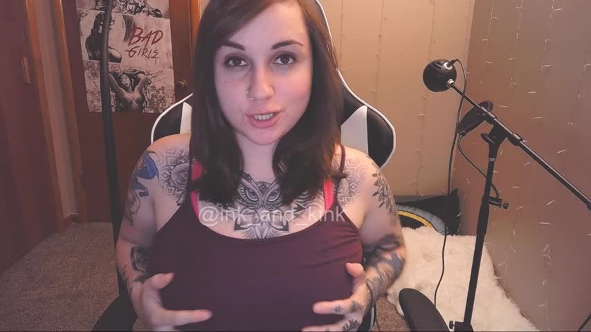 JOI/Playing with tits and sucking