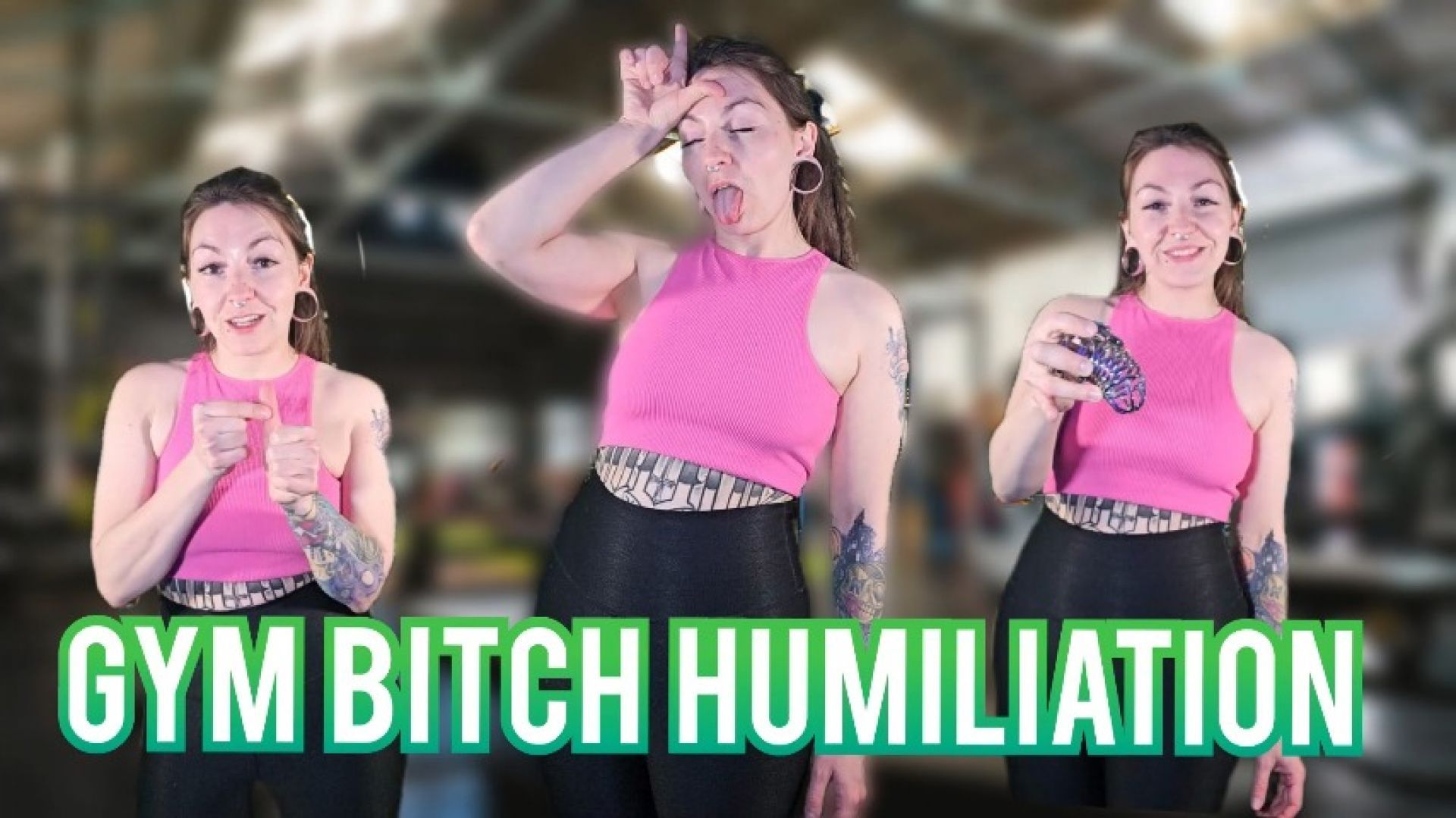 Gym slut humiliates and cucks you