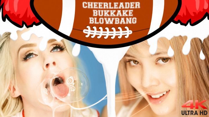4K Cheerleader Bukkake w/ Virtual Geisha