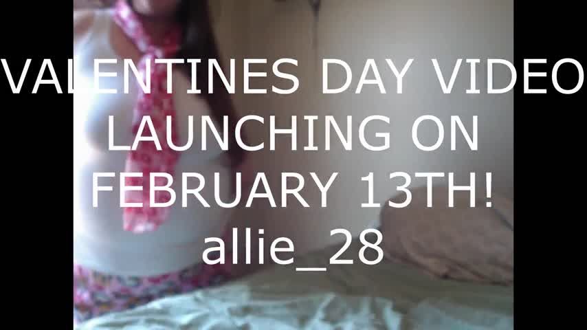 Valentines day tease video