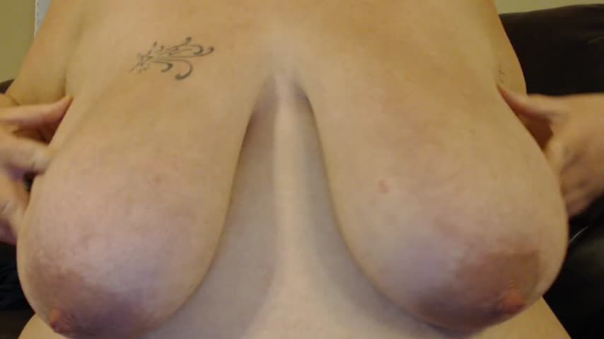JOI! massive tits with nipple play