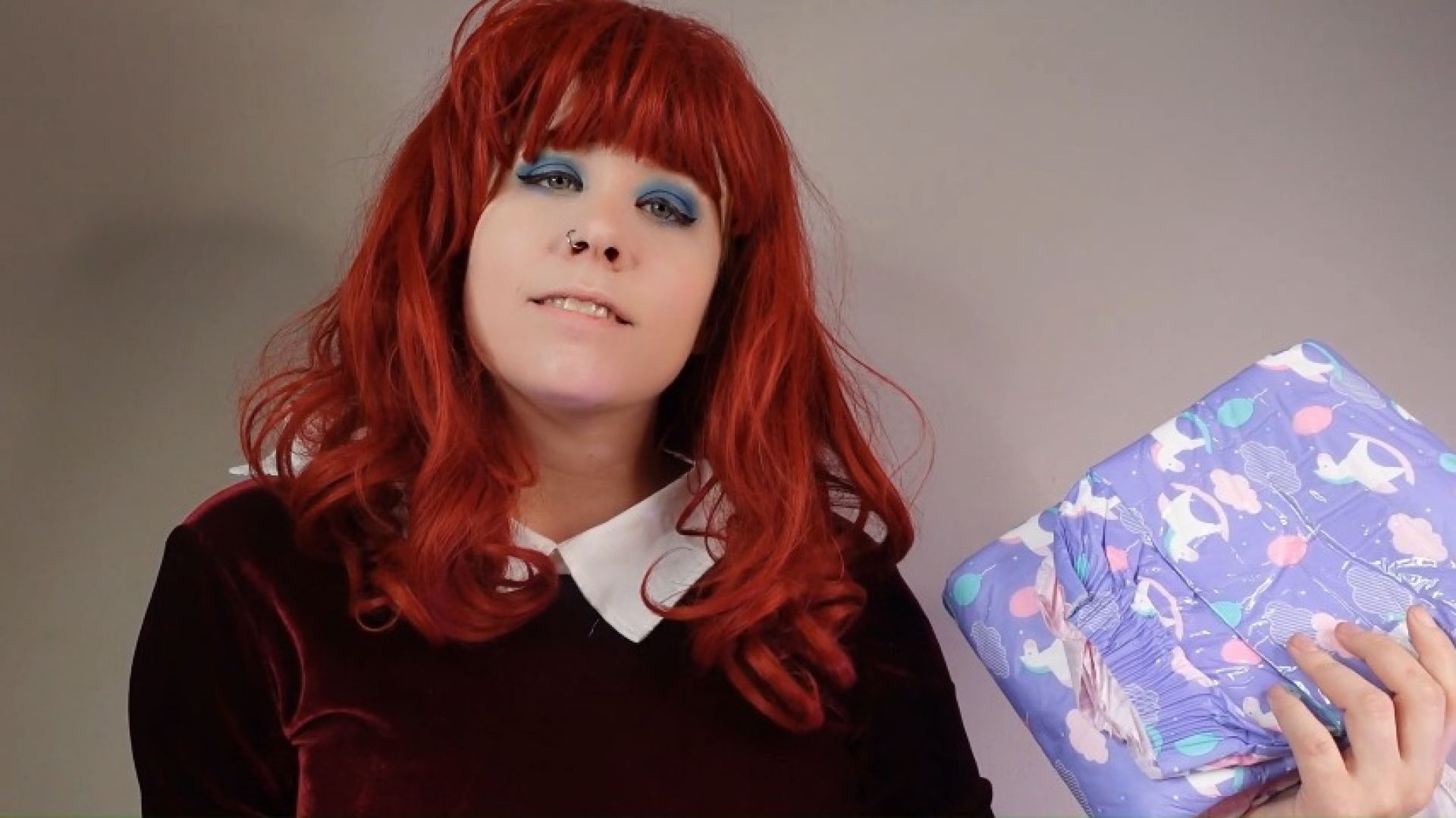Redhead Stepmom Blackmails you into Diapers