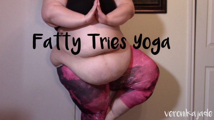 A-Z: Fatty Tries Yoga
