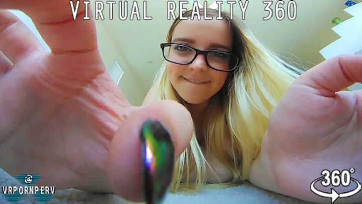VR360 - Giantess Finger Nail Hand Play