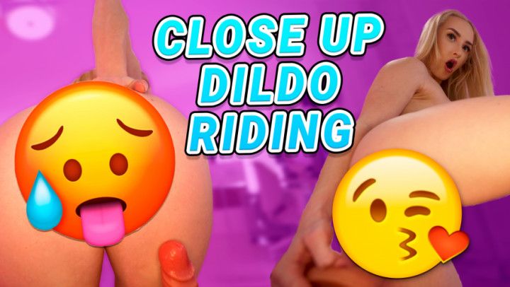 Close Up Dildo Riding