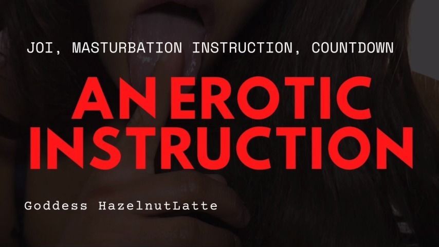 An Erotic Instruction JOI