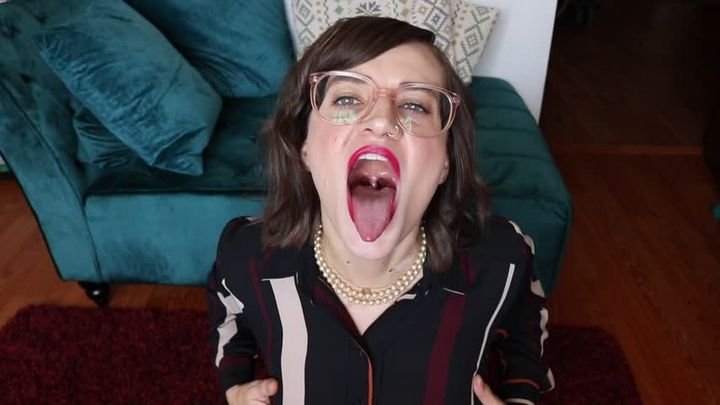 Open Mouth for Cum