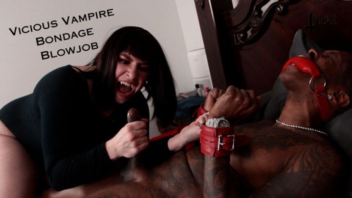 Vicious Vampire Bondage Blowjob
