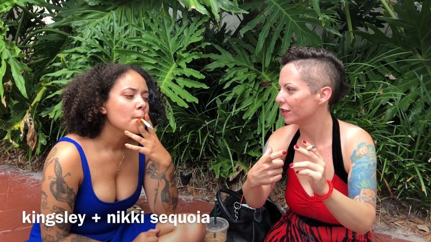 Perv On Nikki Sequoia and I Smoking