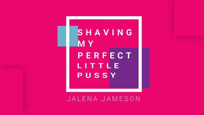 SHAVING MY PERFECT LITTLE PUSSY