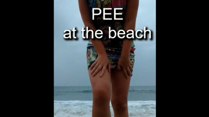 Pee At the Beach Outdoor Public