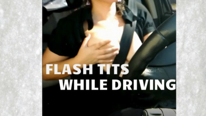 Public Flash Tits Driving