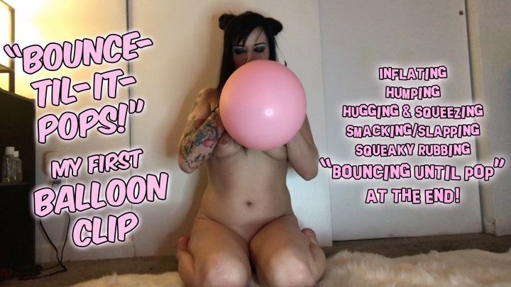 First Time Naked Balloon Play