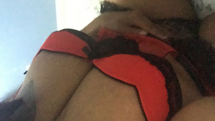Red Lingerie Self Love Session