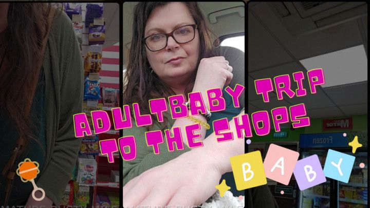 Adultbaby POV Trip to Shops