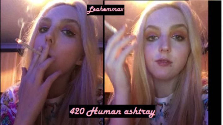 420 smoking human ashtray teen