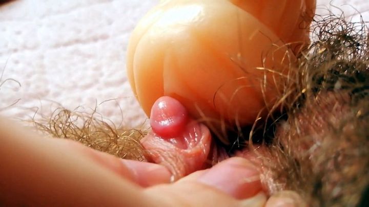 Huge clitoris fake vagina masturbation