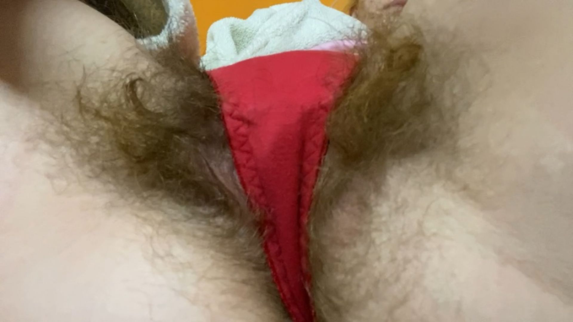 Making custom dirty panties hairy pussy