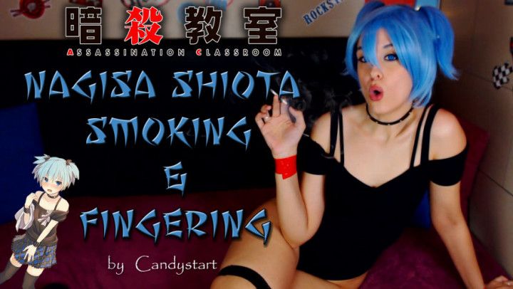 Cosplay. Smoking and fingering