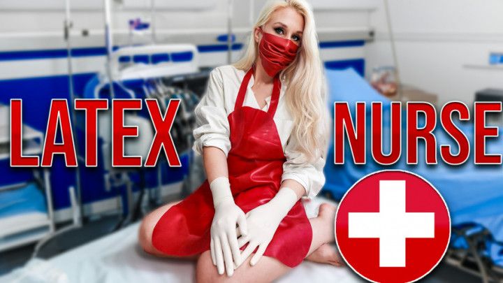 Latex Nurse tight Surgical Gloves Drooling orgasm