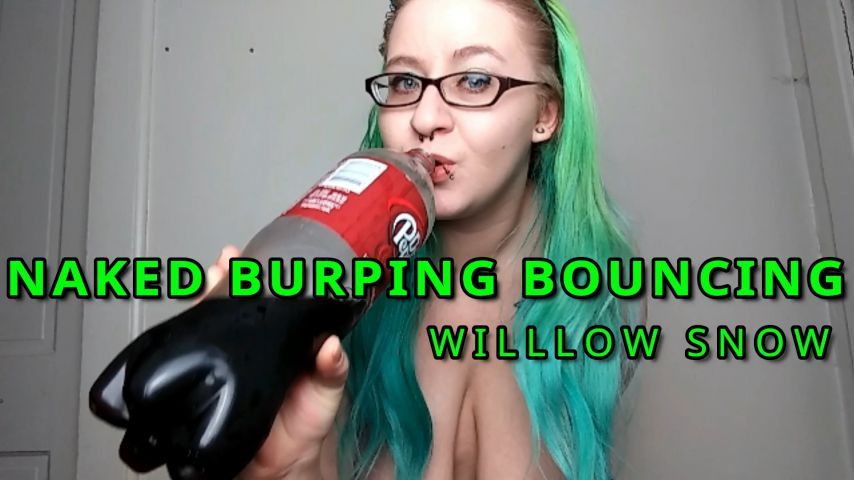 Big Butt BBW Naked Burping and Bouncing
