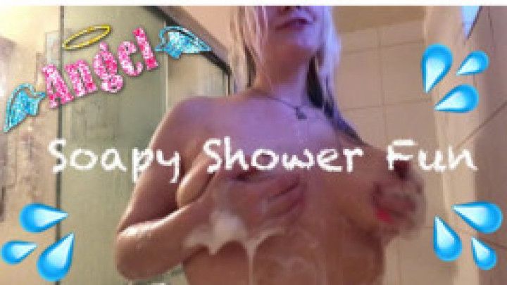 Saturday Morning Soapy Shower Fun