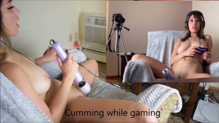 Cumming while gaming Choose your view