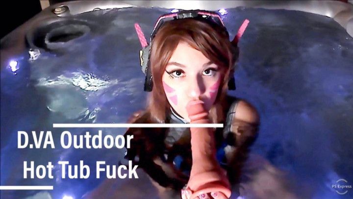 D.VA Outdoor Hot Tub Fuck