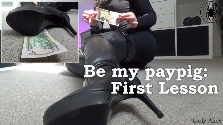 Be my paypig: First Lesson