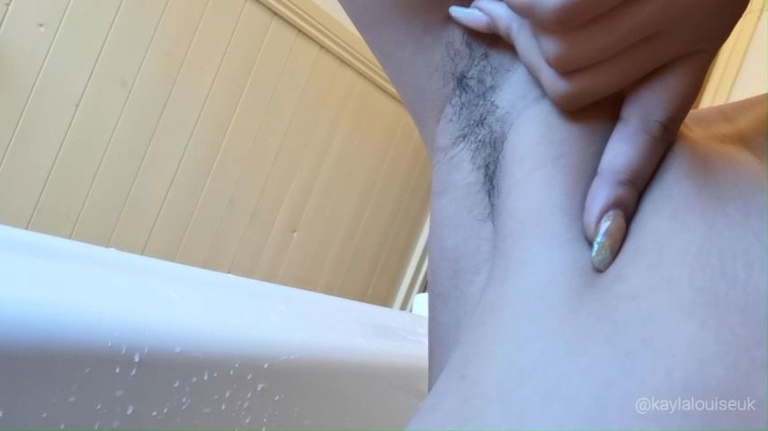One Month Hairy Armpits Tease