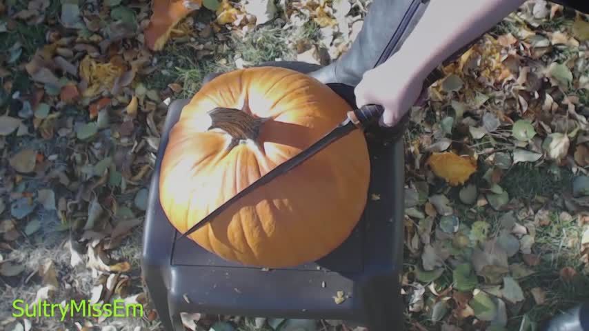 Pumpkin Carving Domme Style