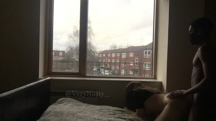 Sex in front of window neighbors can see