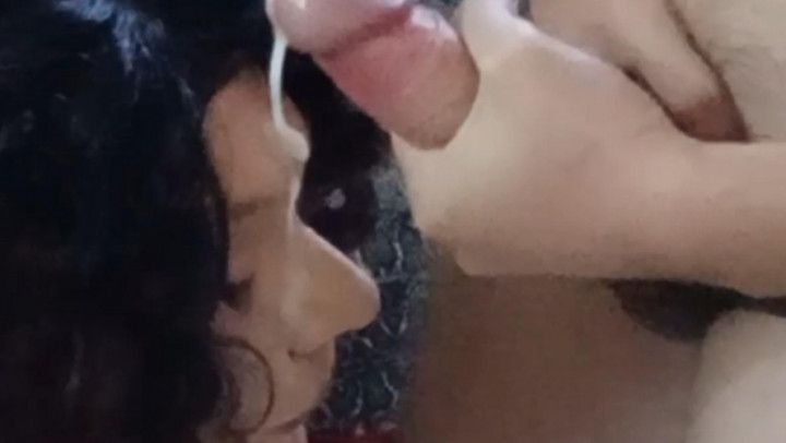 Wake up  with a big  Cum on  My Face