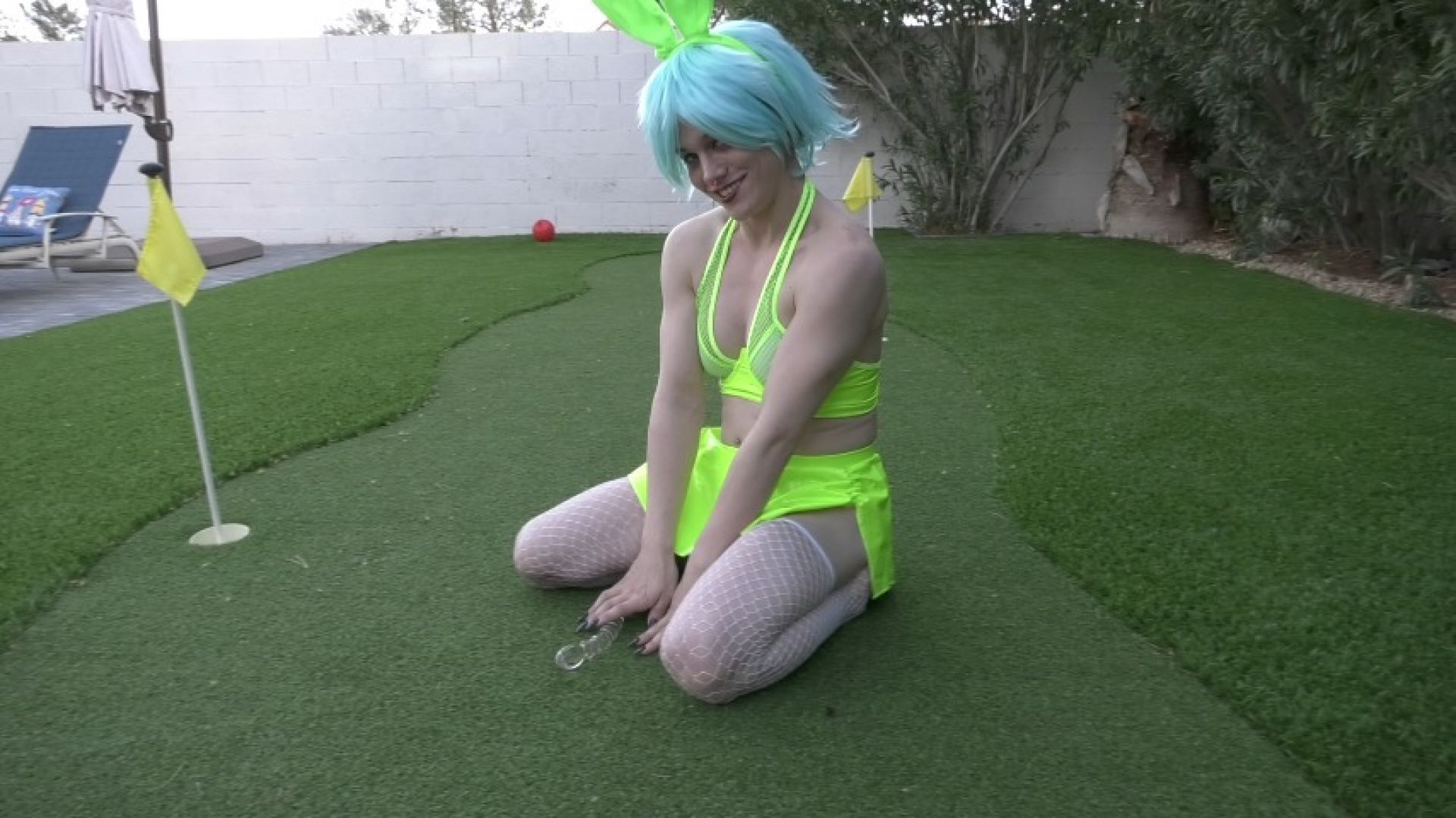 Bunny Girl on the Green