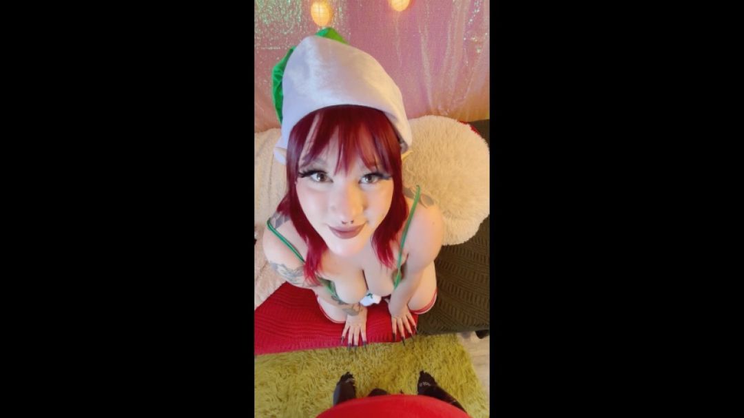 santa's naughty elf gets creampied onto the nice list