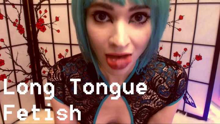 Oriental Doll Has Long Tongue Fetish