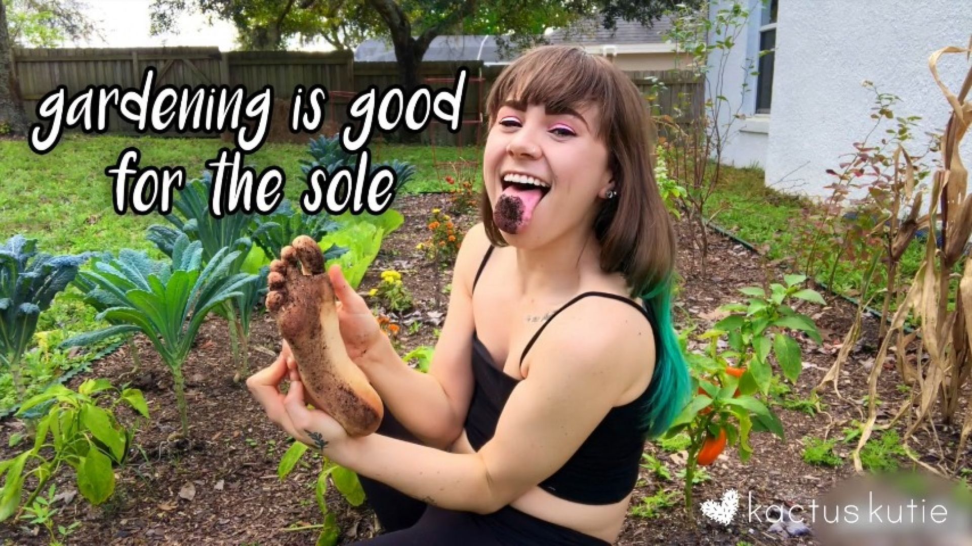 gardening is good for the sole