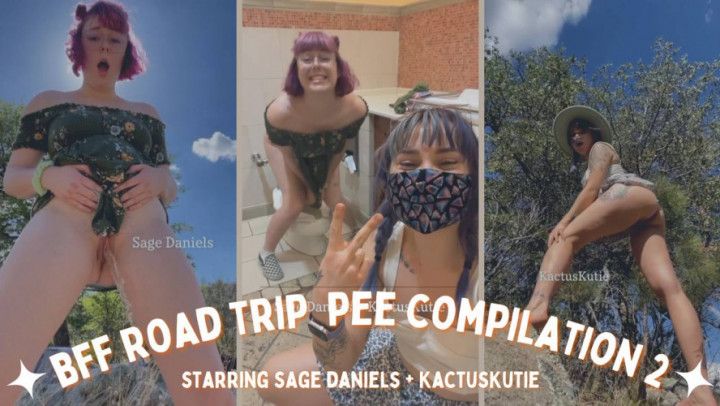 bff road trip pee compilation 2