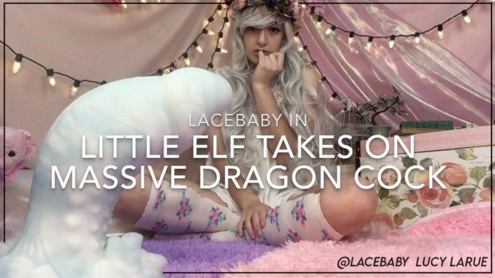 Little Elf Takes On Massive Dragon Cock