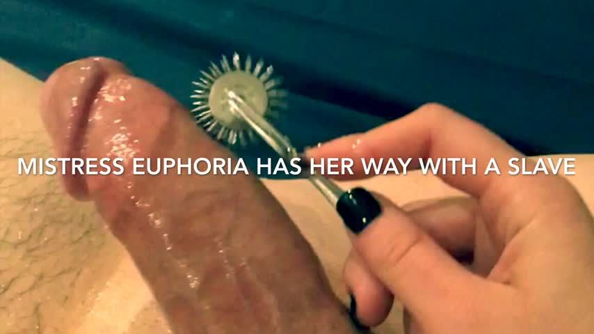 Mistress Euphoria has her way w/ a Slave