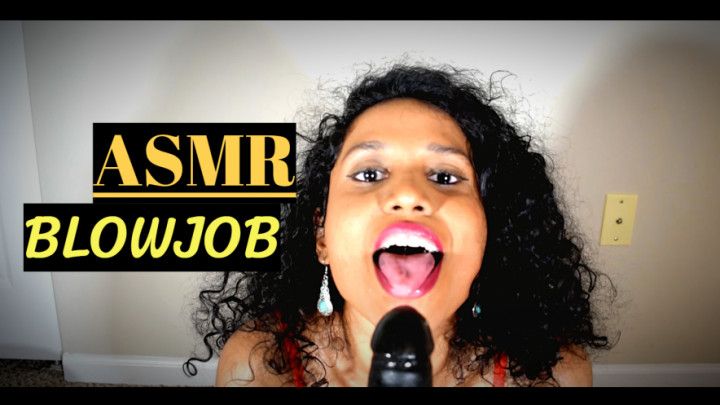 Sexy AF ASMR while giving BJ