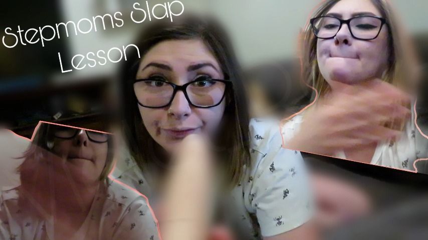 Stepmoms Slap Lesson