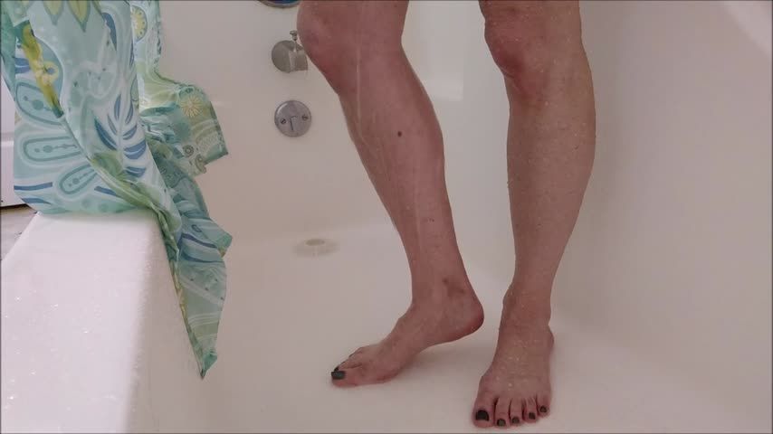 My Feet in the Shower