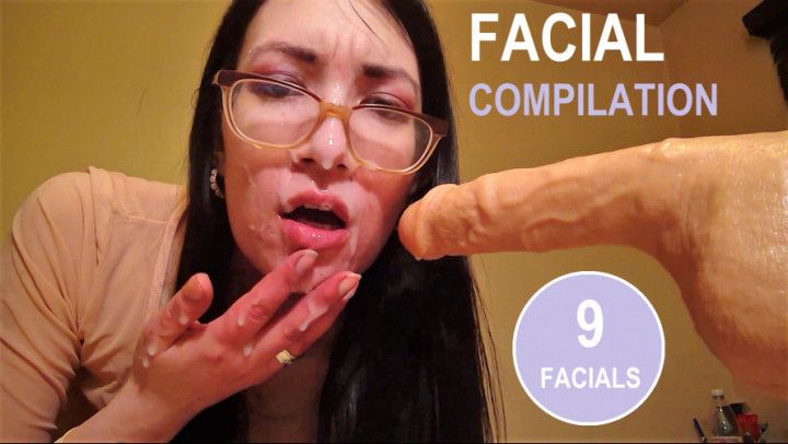 Facial Compilation 9 FACIALS BLOWJOB